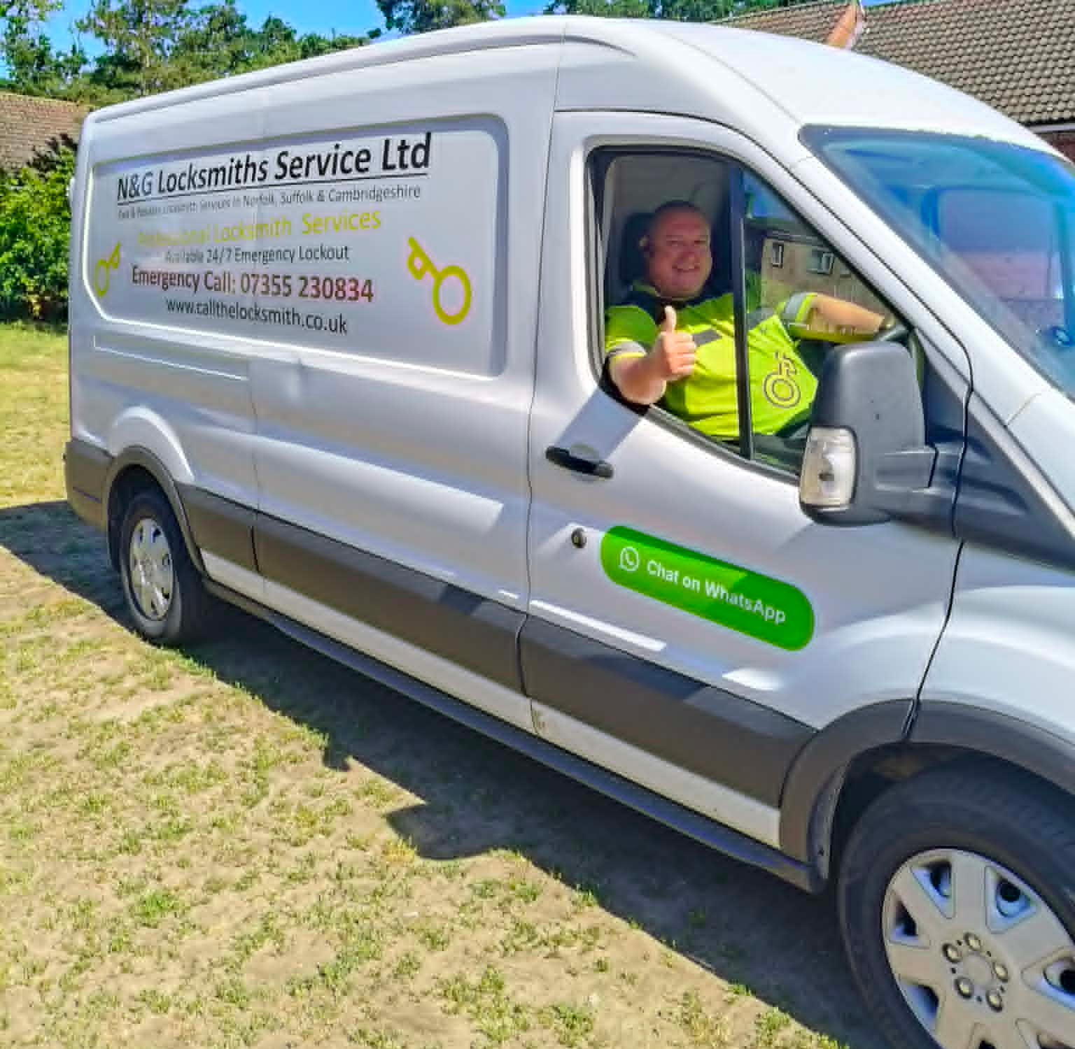 Professional locksmith team