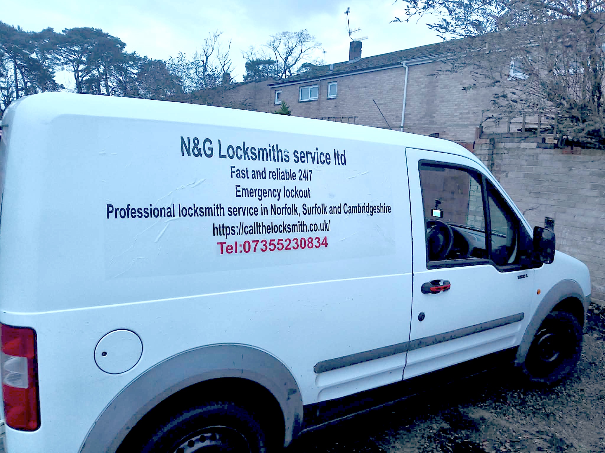 Professional locksmith team
