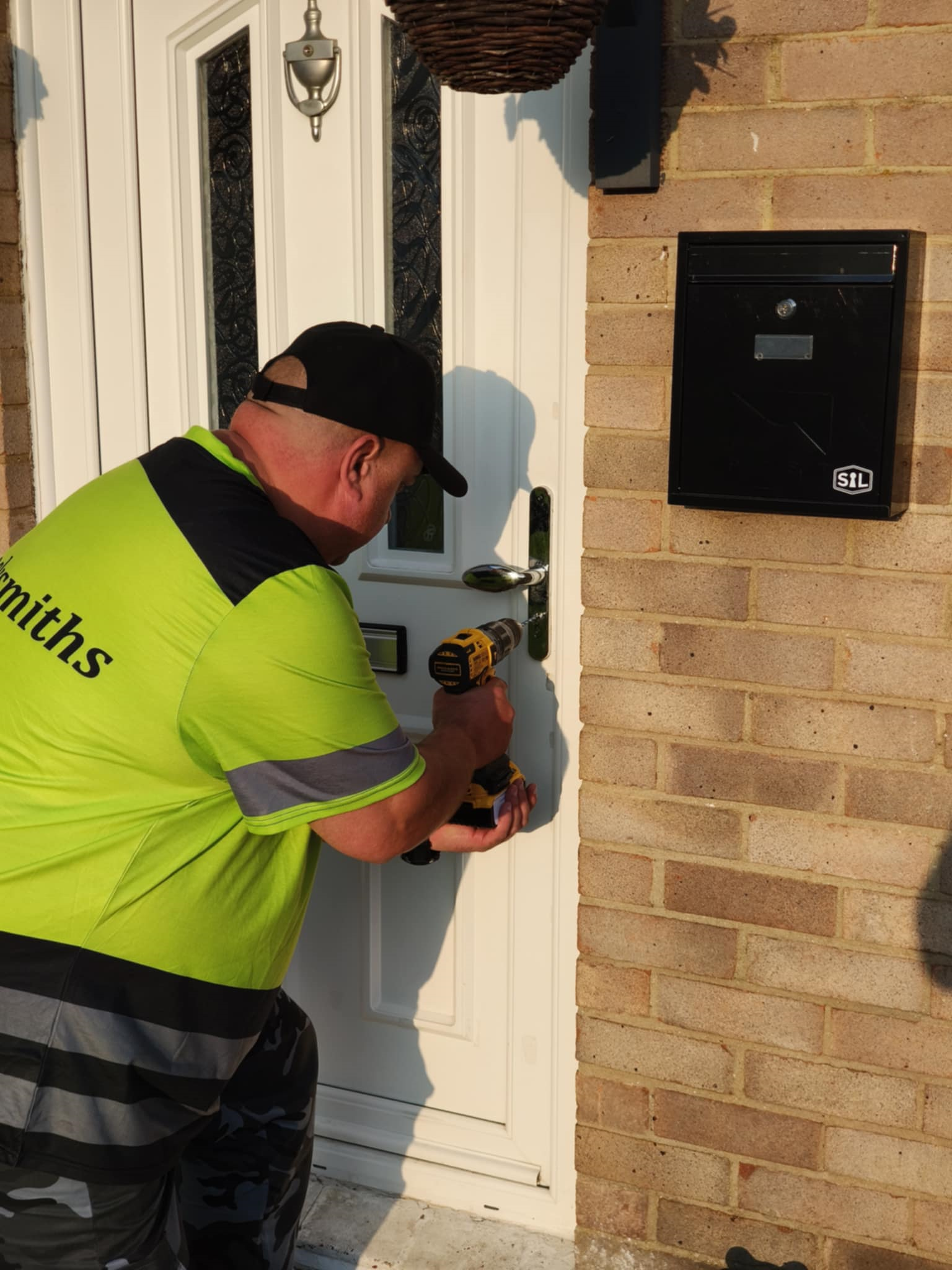 Professional locksmith team